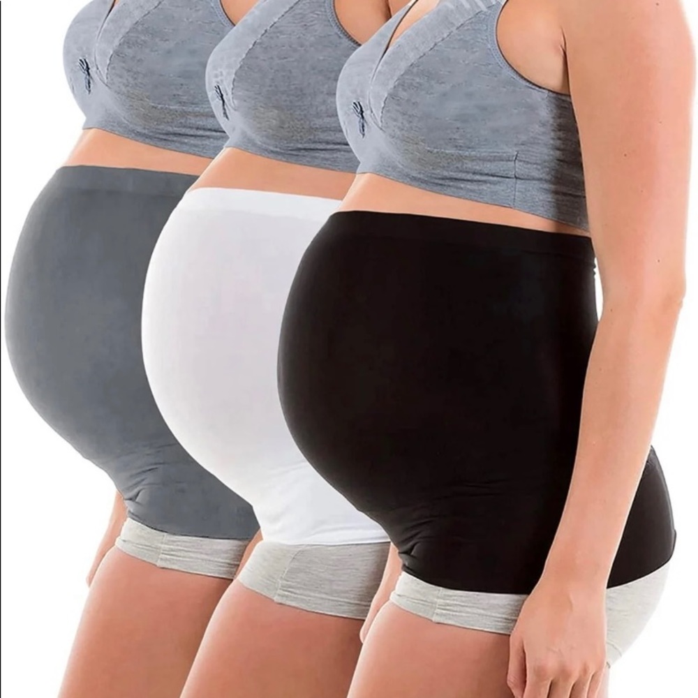 Womens Maternity Belly Band for Pregnancy Non-slip Silicone Stretch Pregnancy